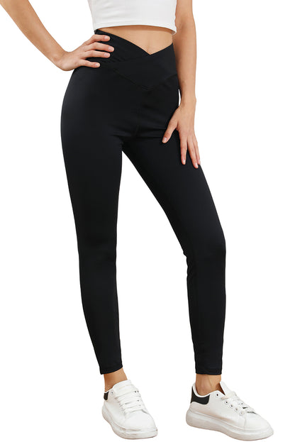 Arched Waist Seamless Active Leggings | Black