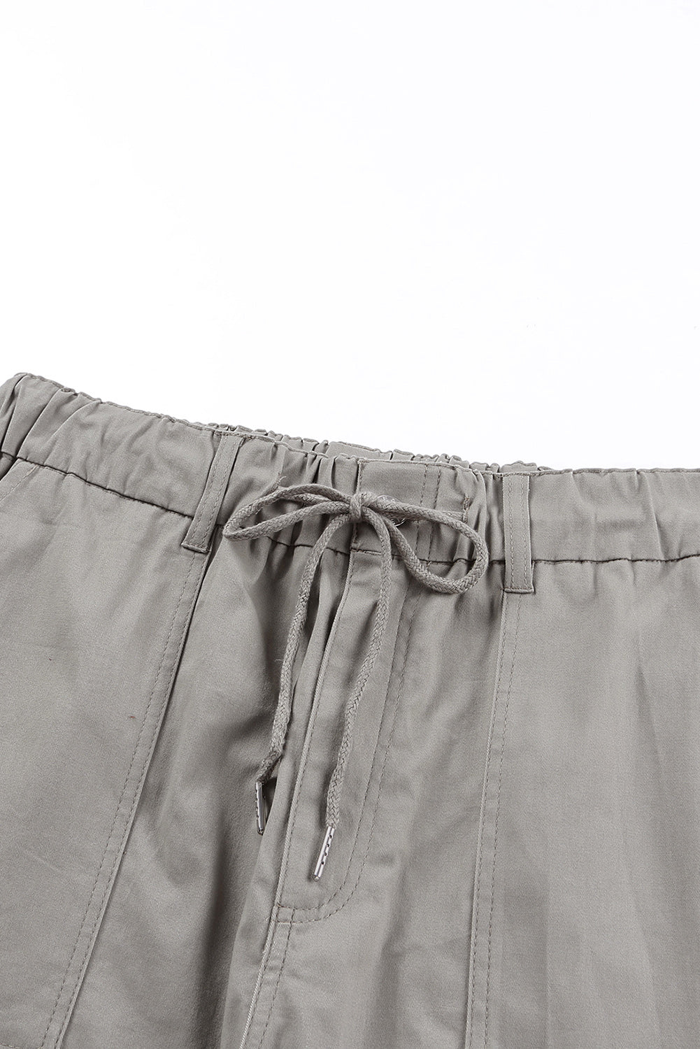 Slim Fit Pocketed Twill Jogger Pants | Green