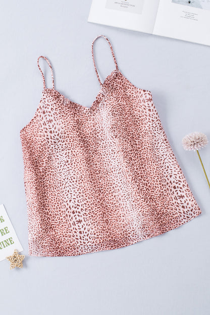 Cheetah Print Shift Tank | Pink