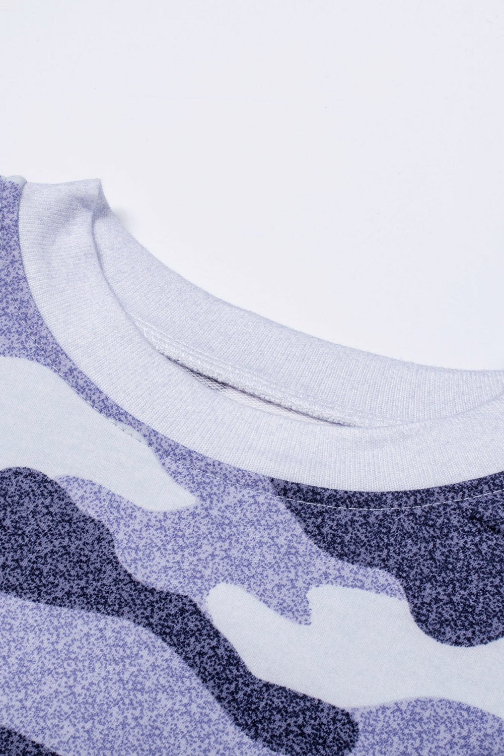 Digital Camo Print Sweatshirt | Blue