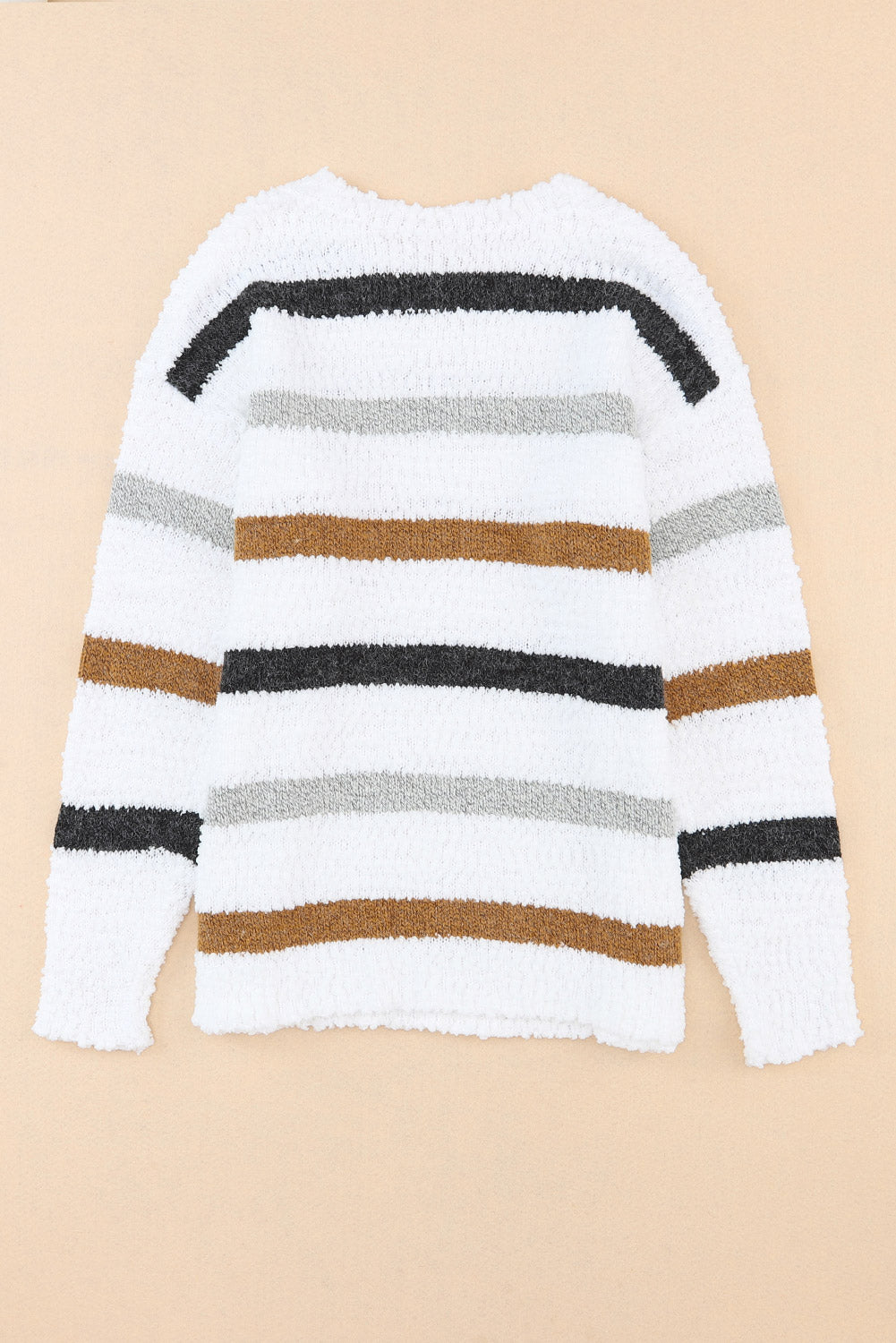 d Popcorn Knit Sweater | Stripe