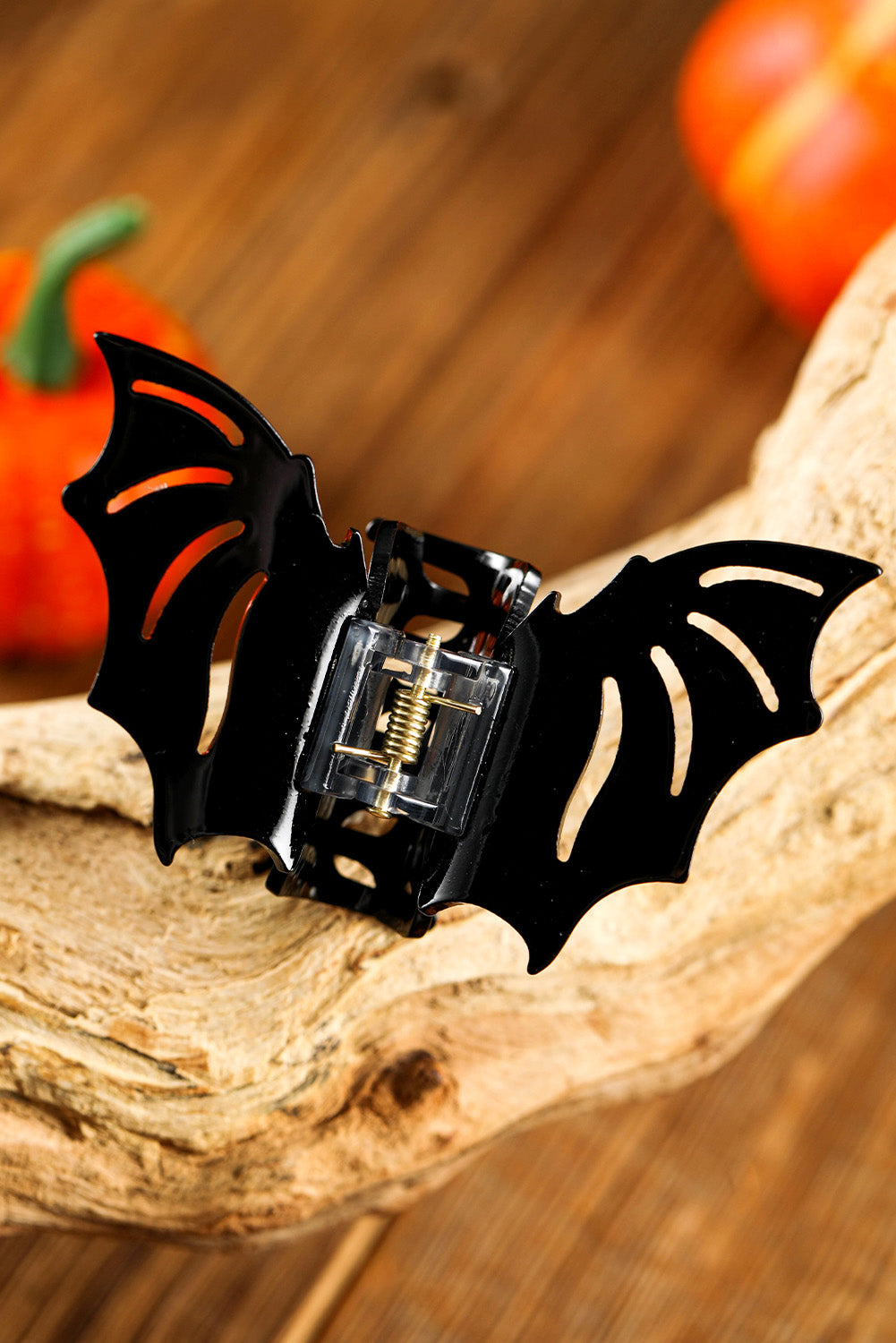 Halloween Bat Shape Hair Claw Clip | Black