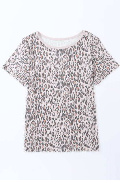 Animal Print Casual T-Shirt | Leopard