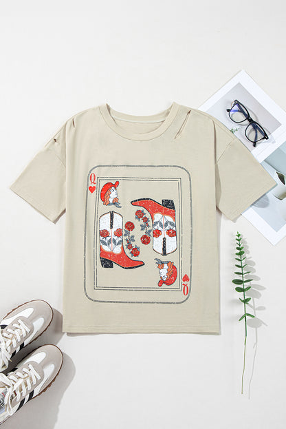 Cowgirl Queen Graphic Tee | Parchment