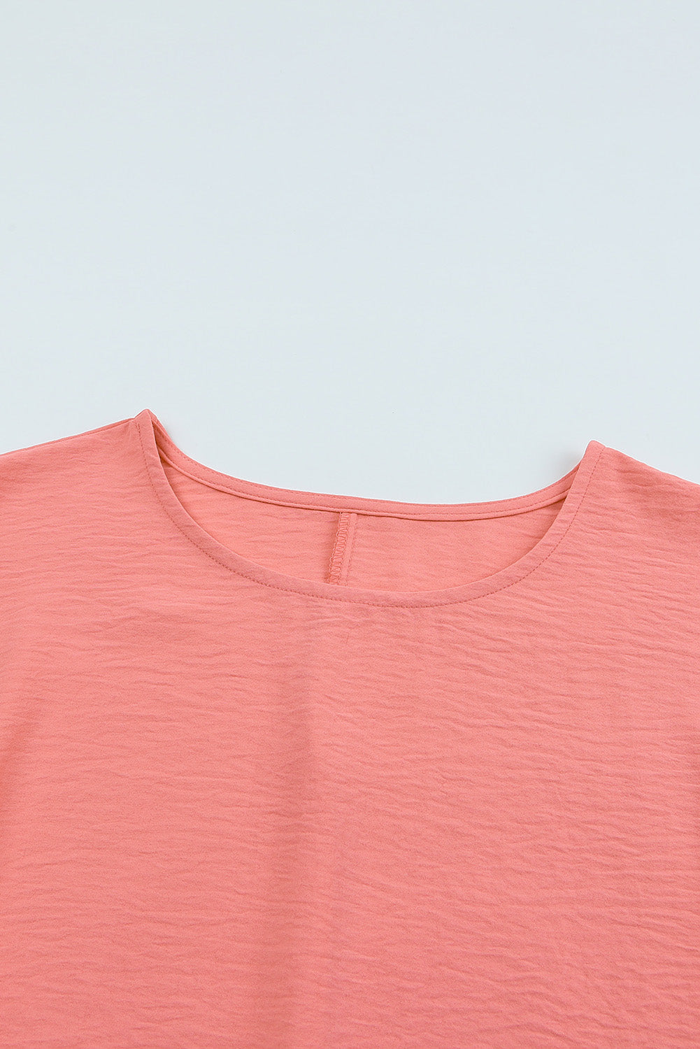 Smocked Wrist Shift Top | Pink