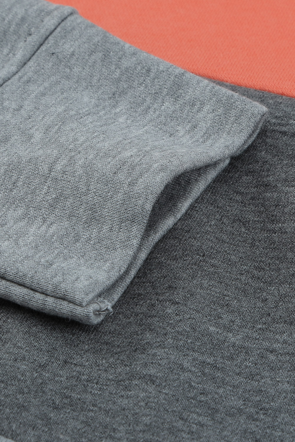 Crew Neck Colourblock Plus Size Sweatshirt | Gray