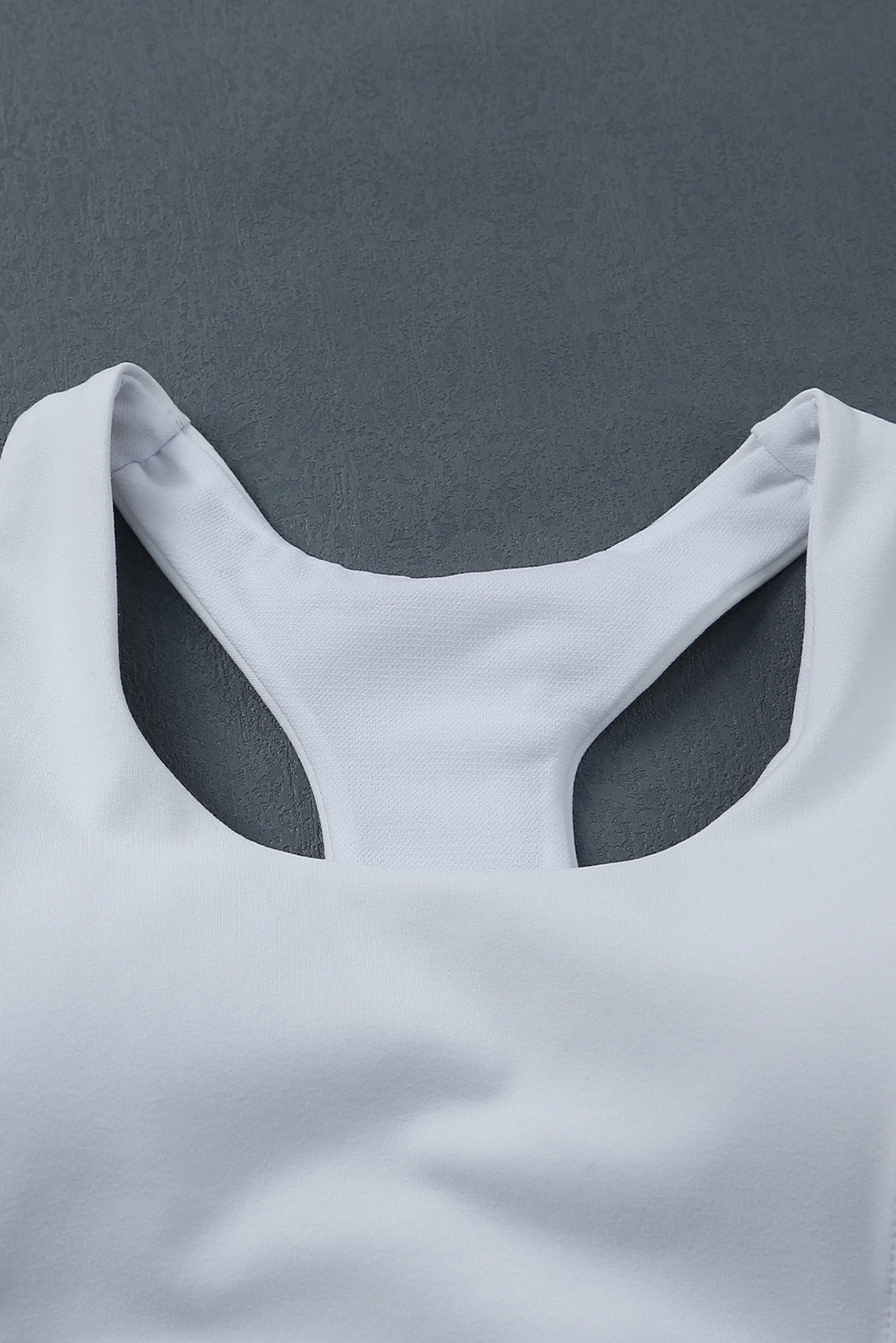 Athletic Push Up Sports Bra | White