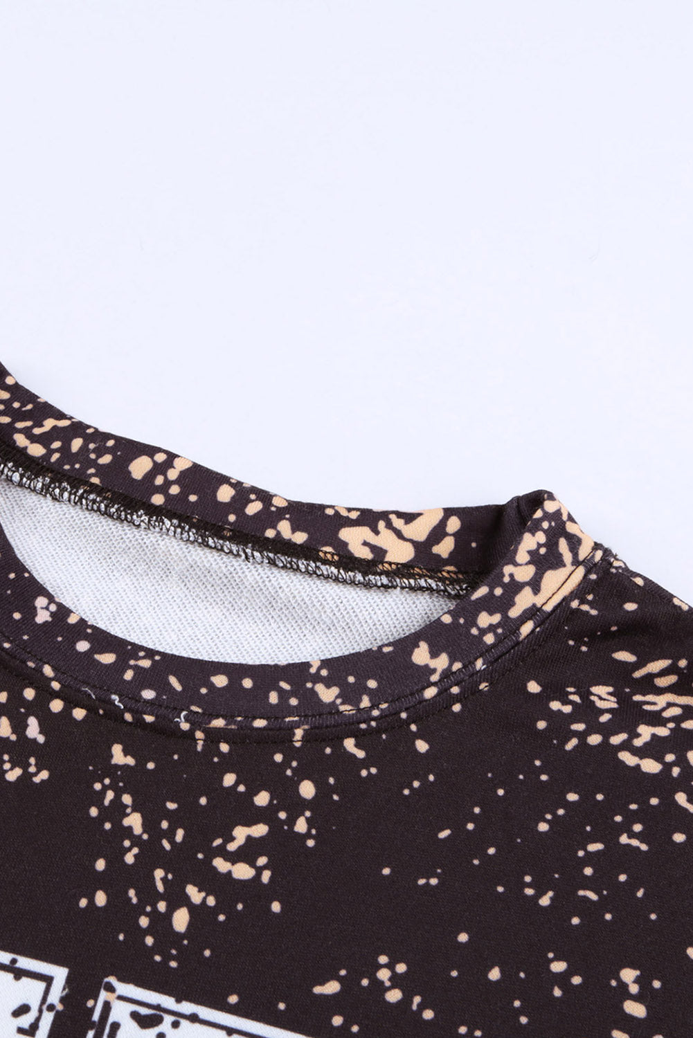 Bleached Sweatshirt | Black