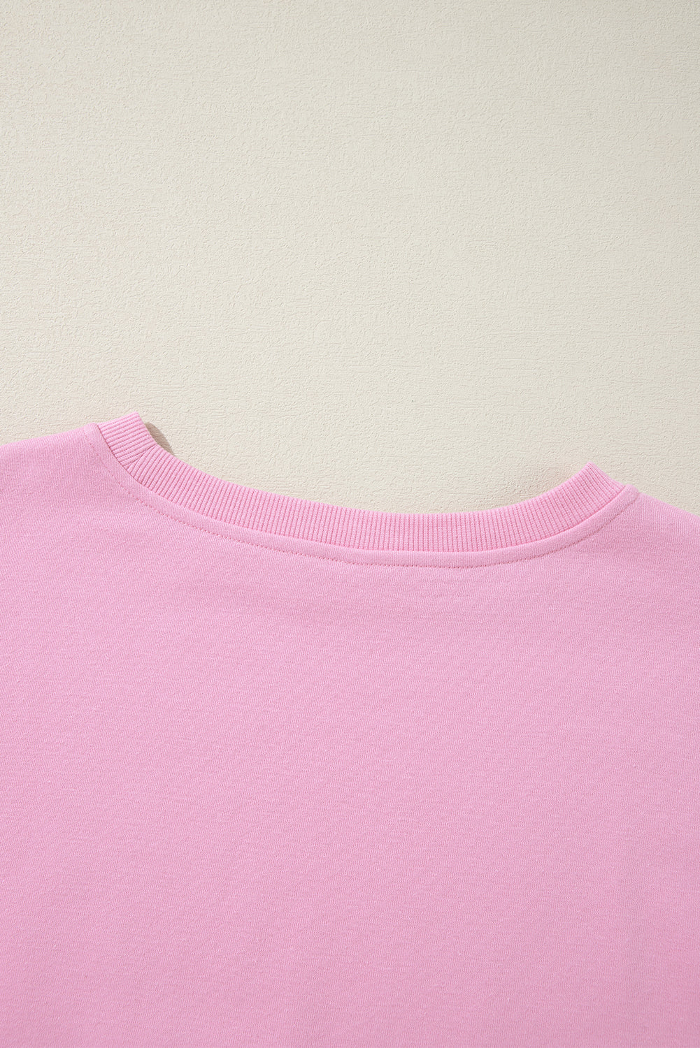 Colour Block Exposed Seam Side Slits Crewneck Sweatshirt | Bonbon