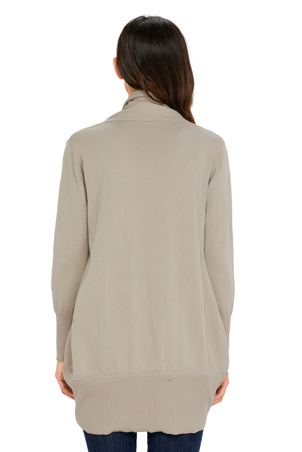 Super Soft Long Sleeve Open Cardigan | Khaki