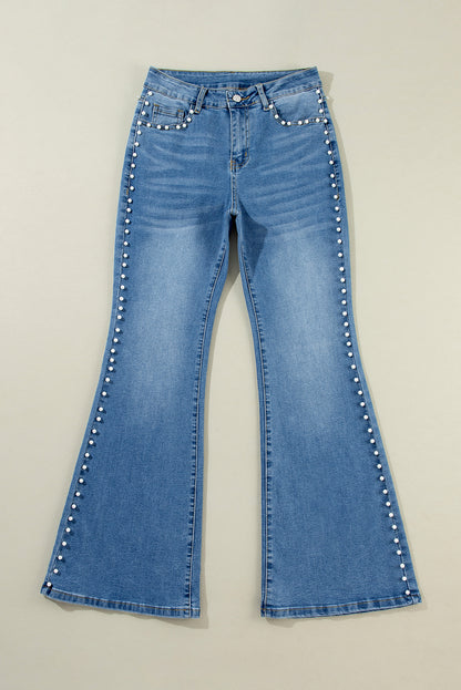 Pearl Boot Cut Denim Jeans | Dusk Blue