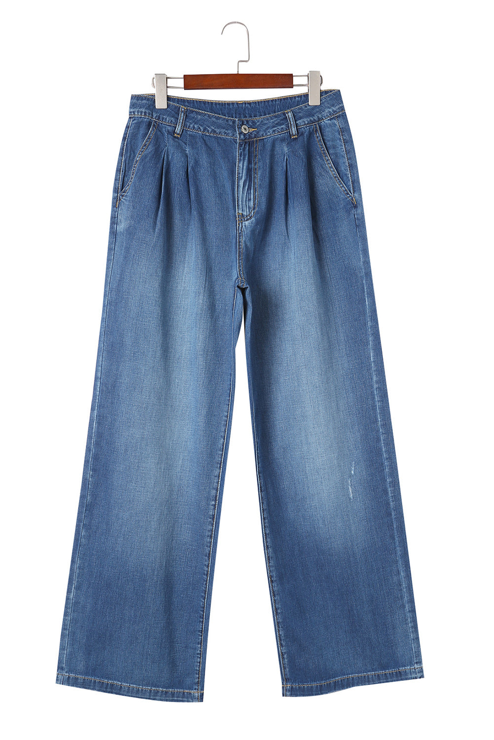 Slouchy Wide Leg Jeans | Blue