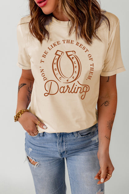 Do Not Be Like The Rest Of Them Darling Graphic Tee | Khaki