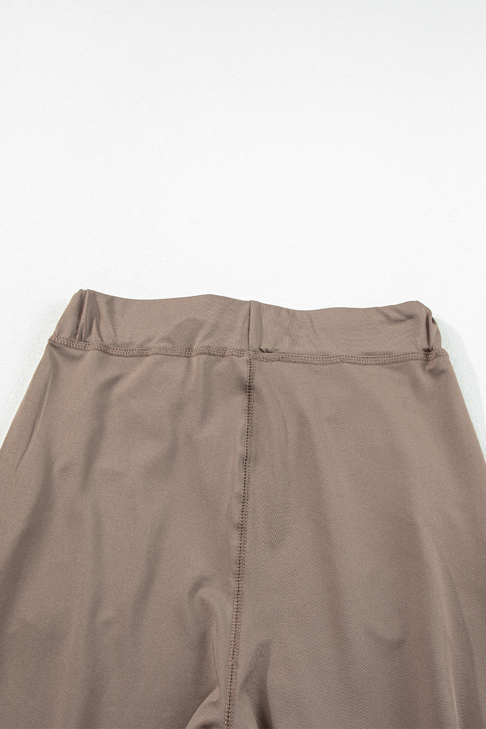 Drawstring Waist Pocketed Joggers | Dark Brown