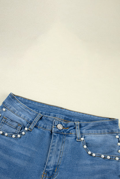 Pearl Boot Cut Denim Jeans | Dusk Blue