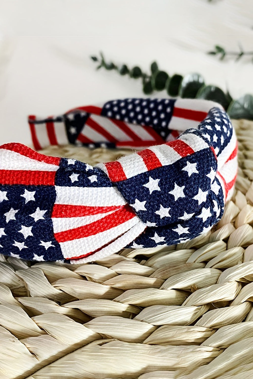 Flag Day Knotted Headband | Navy Blue