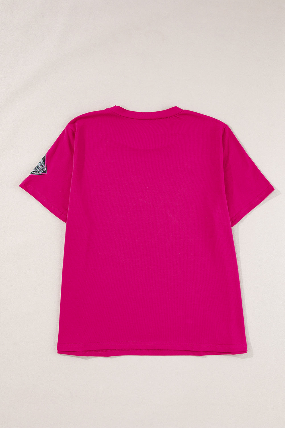 Crown Graphic Crew Neck T Shirt | Pitaya Pink