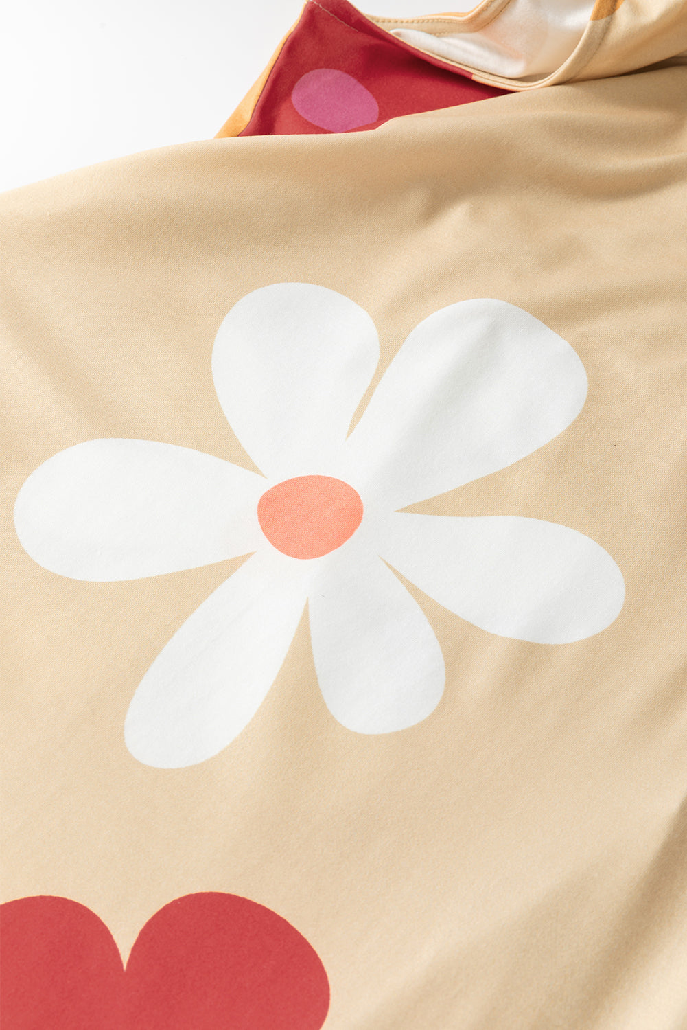 Daisy Flower Print Tank Dress | Apricot