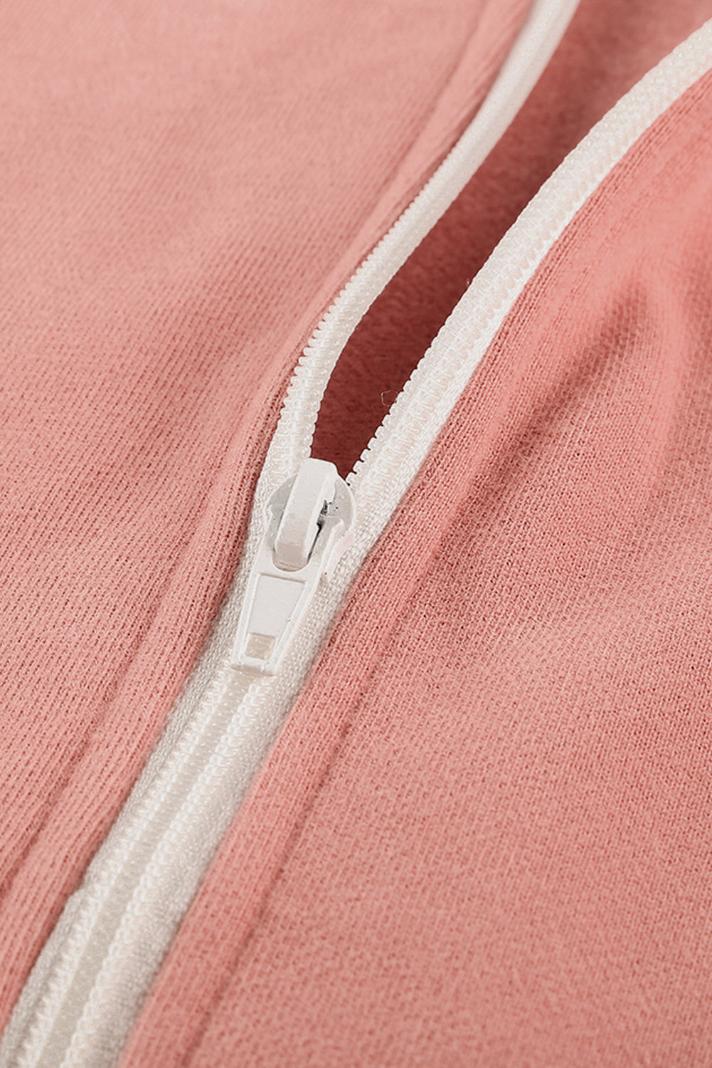 Zip-Up Hoodie Jacket | Pink