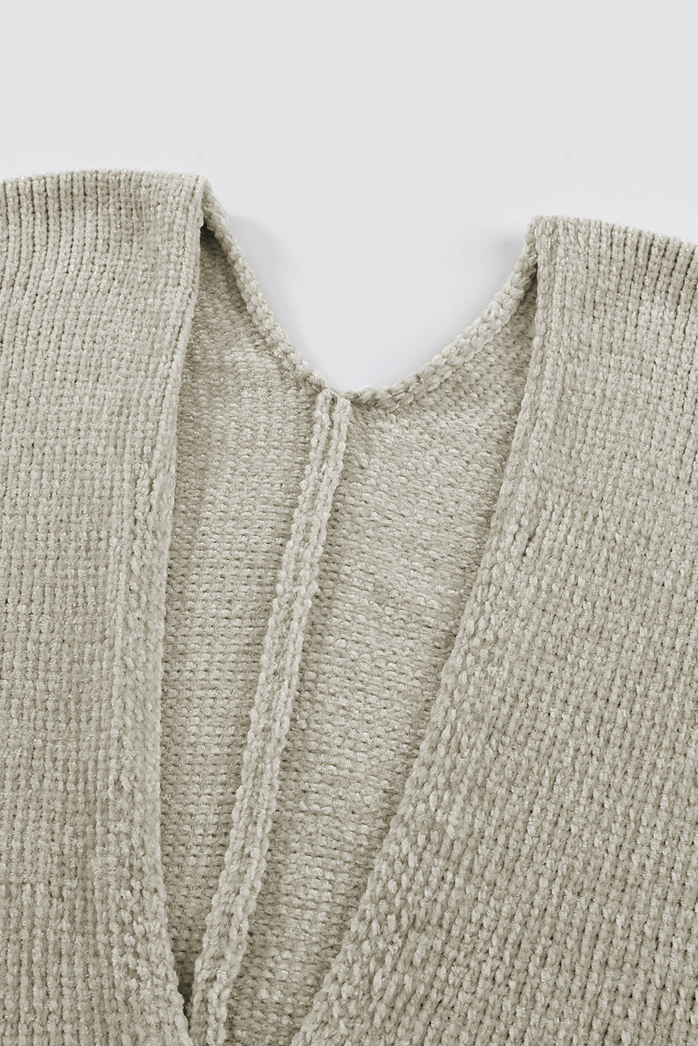 Buttons Front Pocketed Sweater Cardigan | Gray