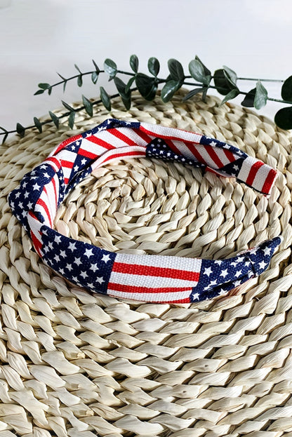 Flag Day Knotted Headband | Navy Blue