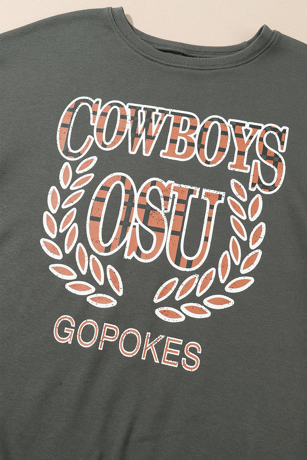 Cowboy Osu Go Pokes Oversized Sweatshirt | Gray