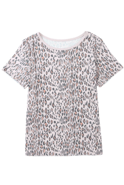 Animal Print Casual T-Shirt | Leopard