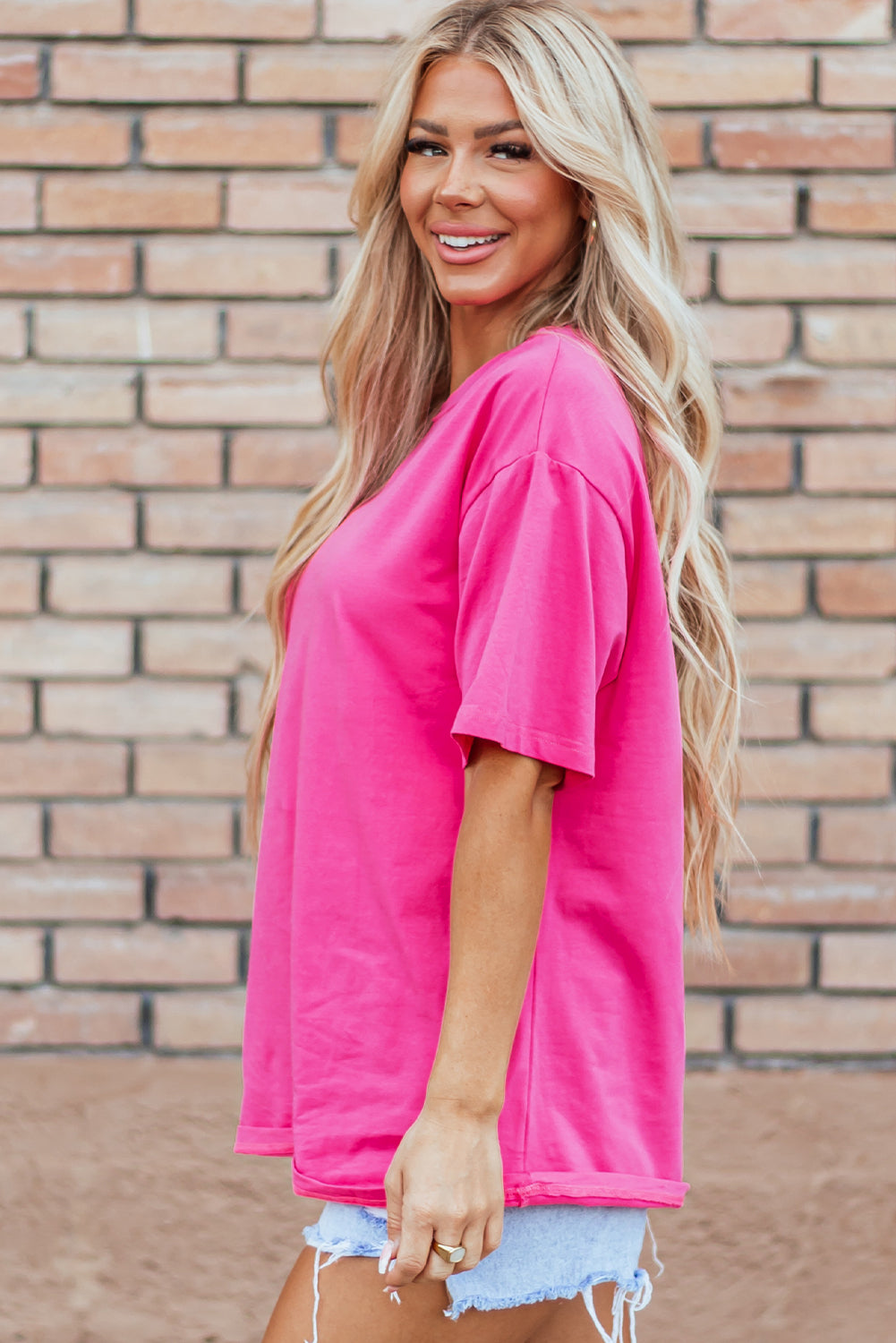 Sunshine On My Mind Graphic Tee | Bright Pink