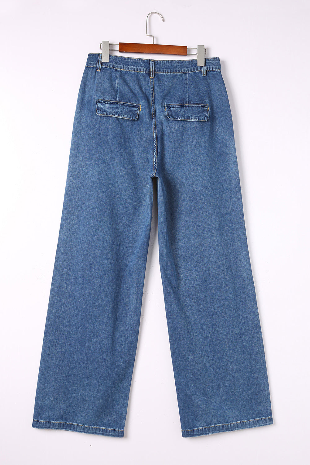 Slouchy Wide Leg Jeans | Blue