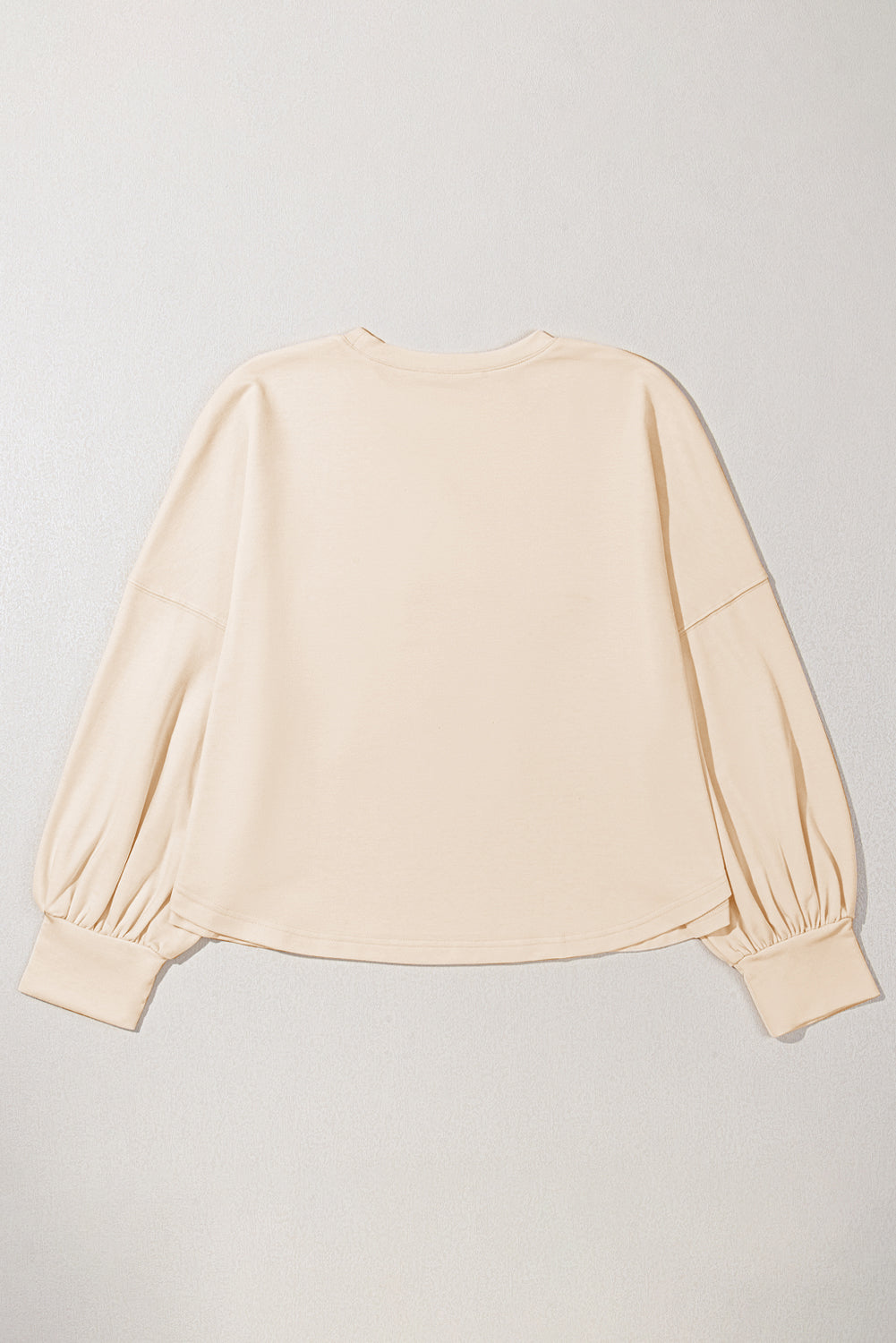 Star Shape Studded Crew Neck Plus Size T Shirt | Beige