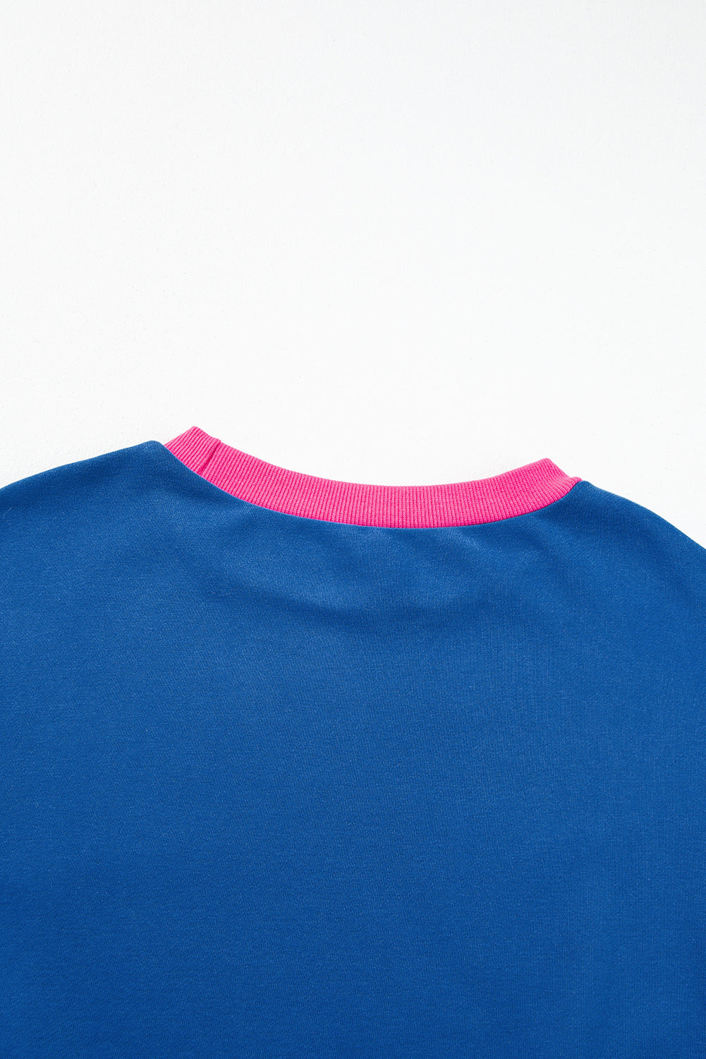 Colourblock Bubble Sleeve Sweatshirt | Blue