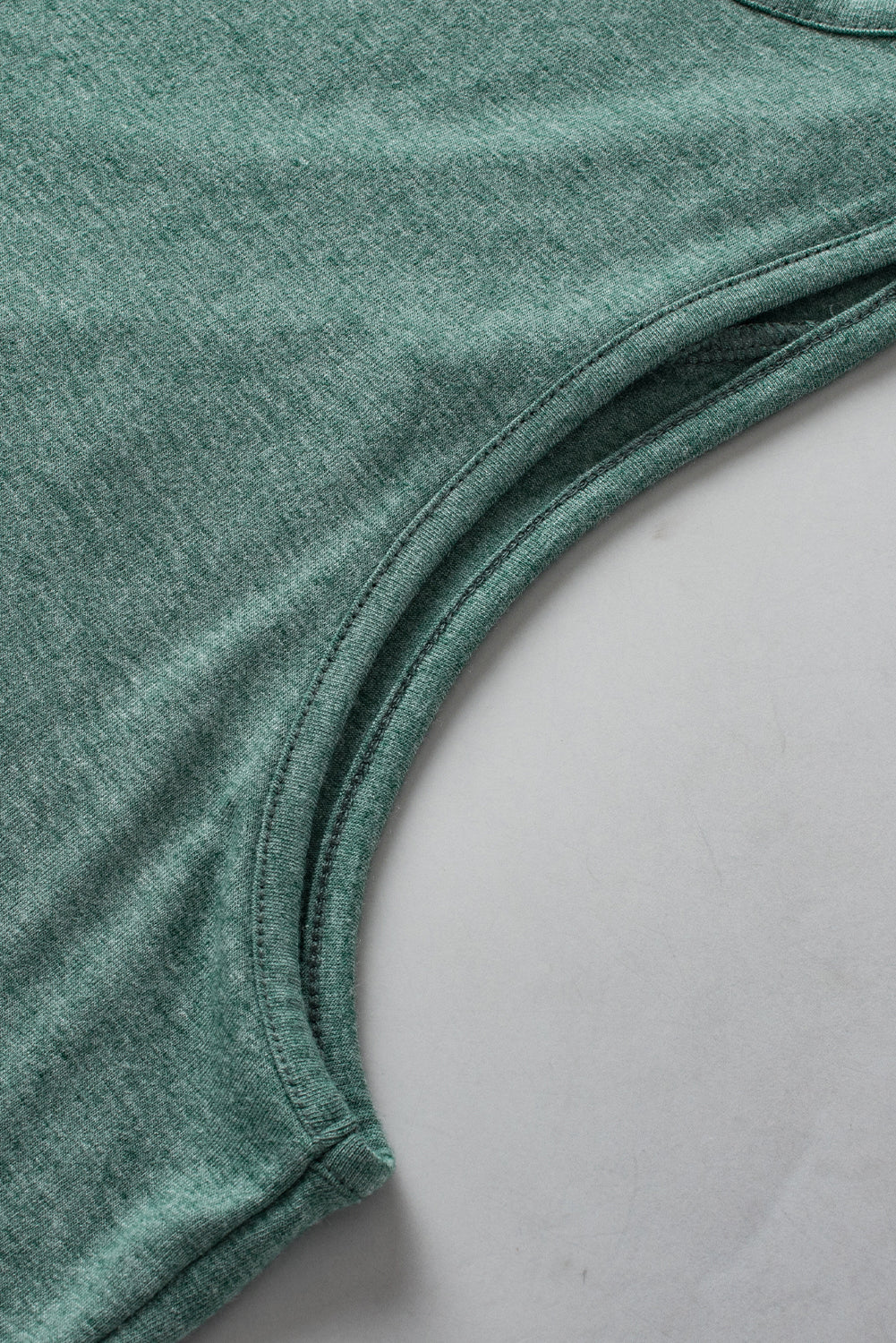 V Neck Ruched Tank Top | Mist Green