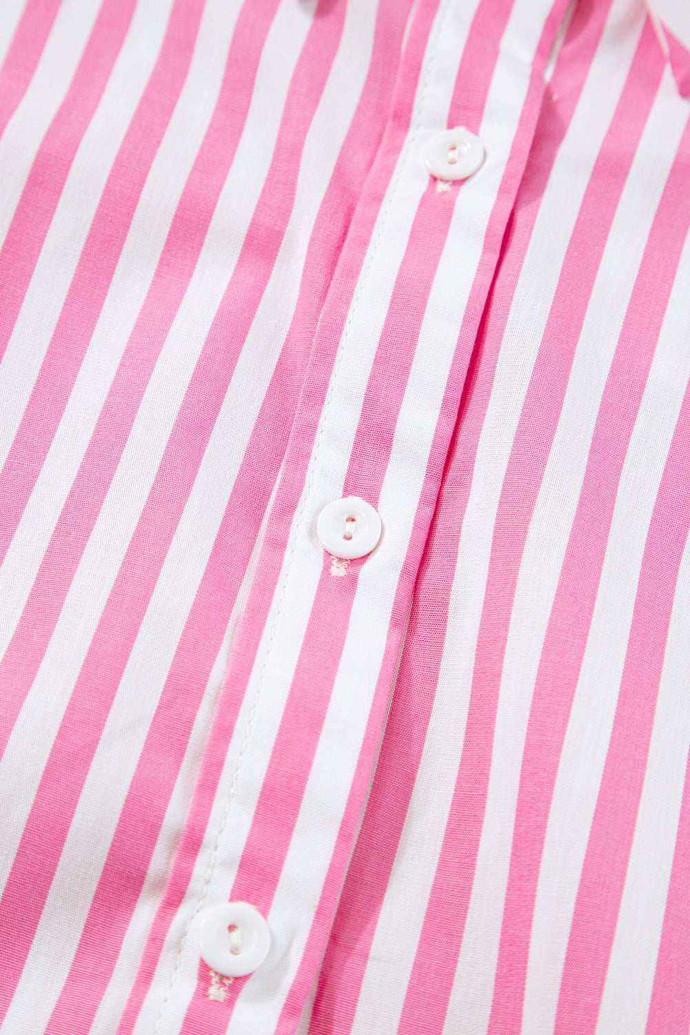 Dolman Sleeve Oversize Shirt | Pink Stripe