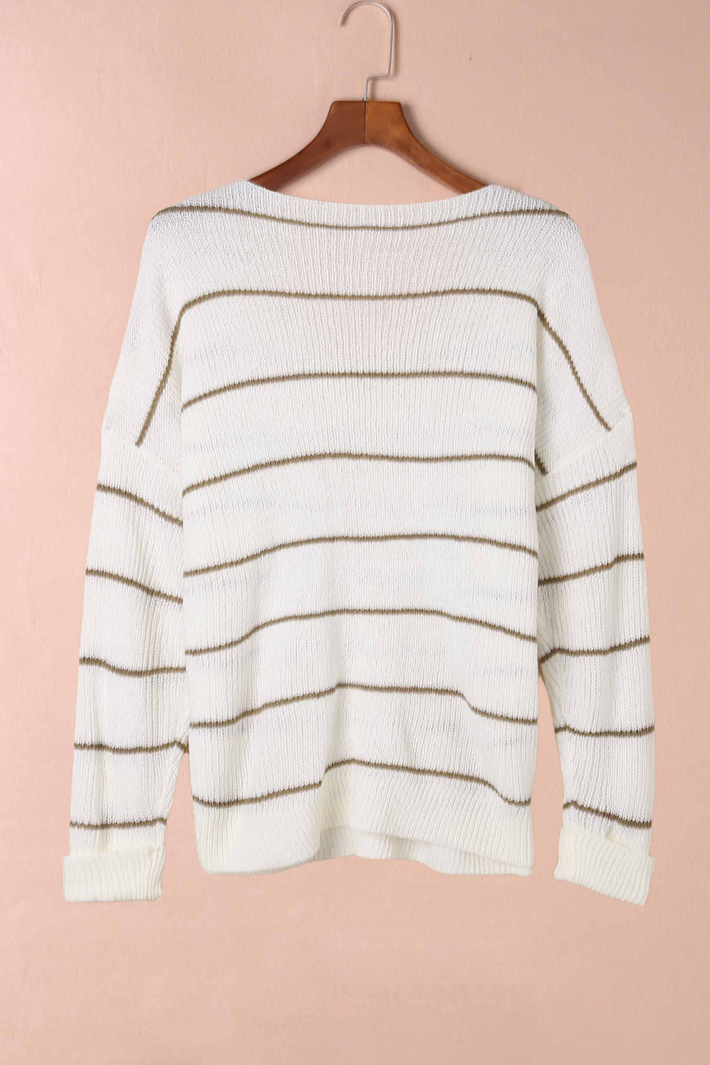 Chest Pocket d Sweater | Stripe