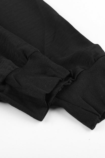 Pocketed Casual Joggers | Black