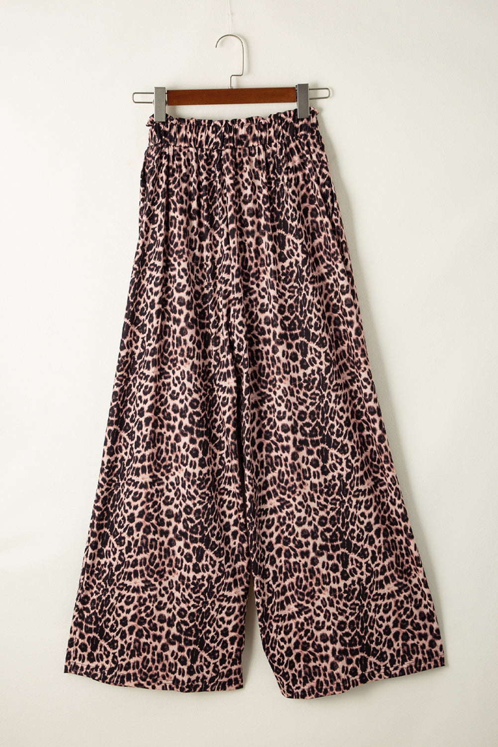 Boho Leopard Wide Leg Pants | Desert Palm