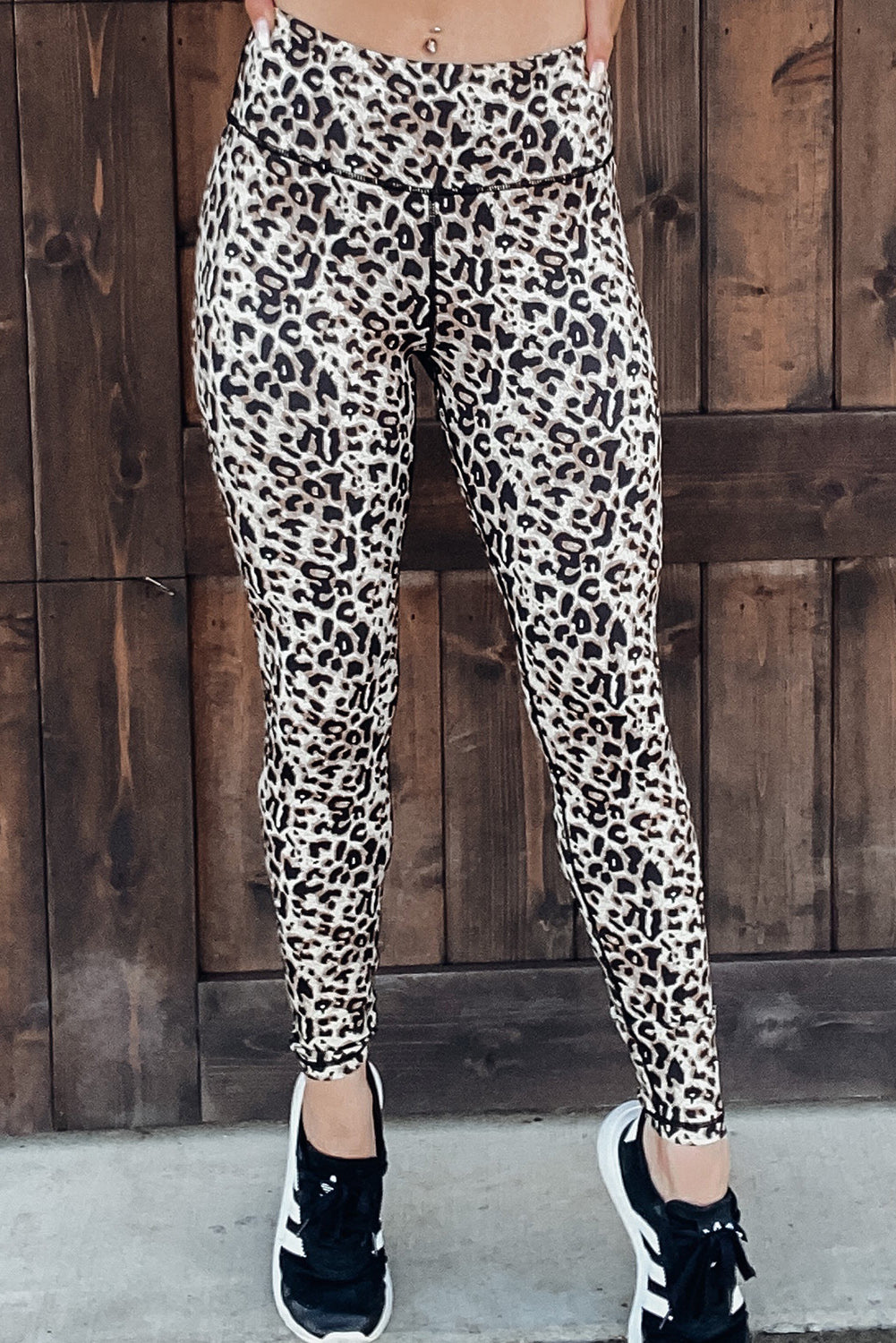 Bra Leggings Sports Set | Leopard