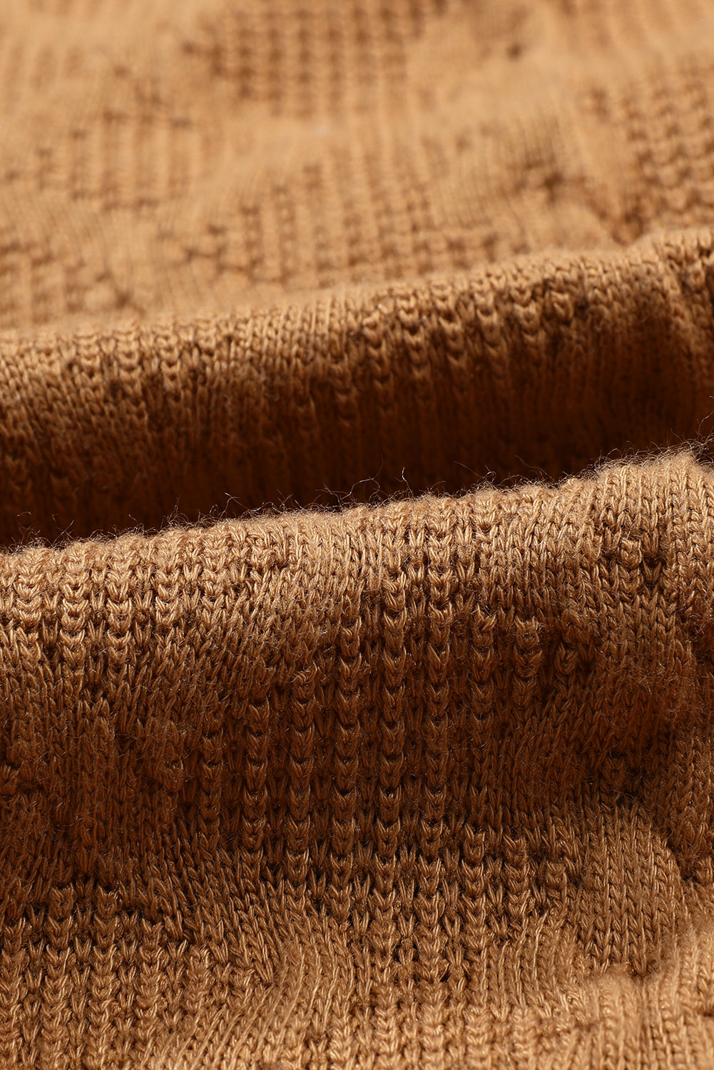 Cable Knit Flap Pocket Shacket | Camel