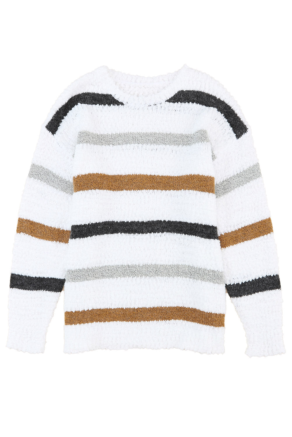 d Popcorn Knit Sweater | Stripe