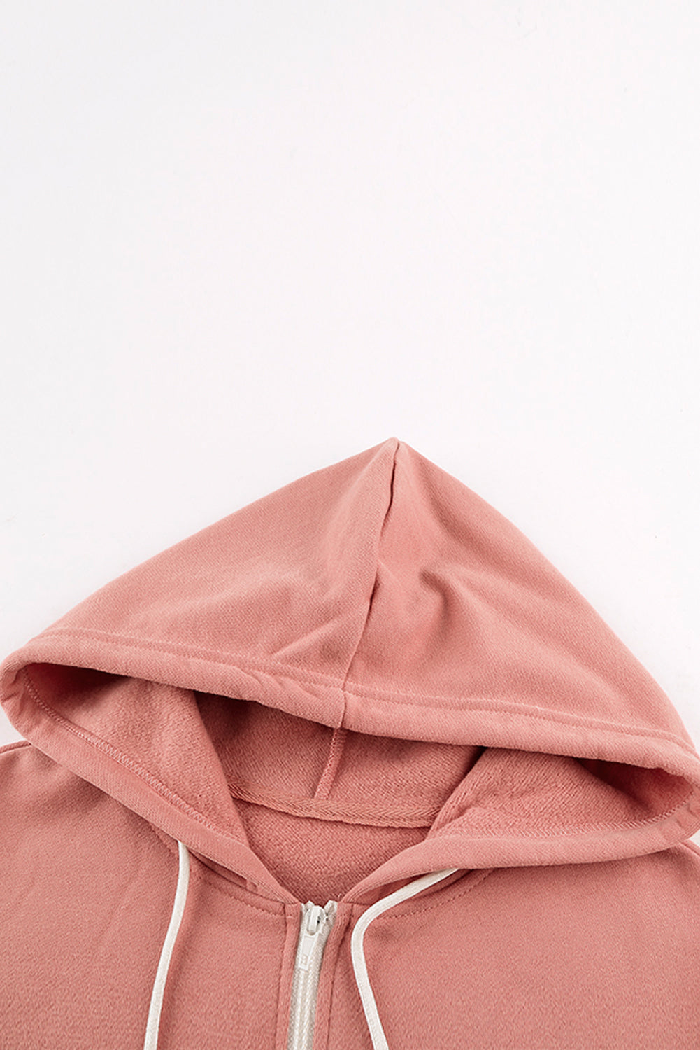 Zip-Up Hoodie Jacket | Pink