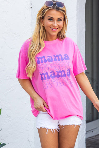 Mama Graphic Oversized T Shirt | Bonbon