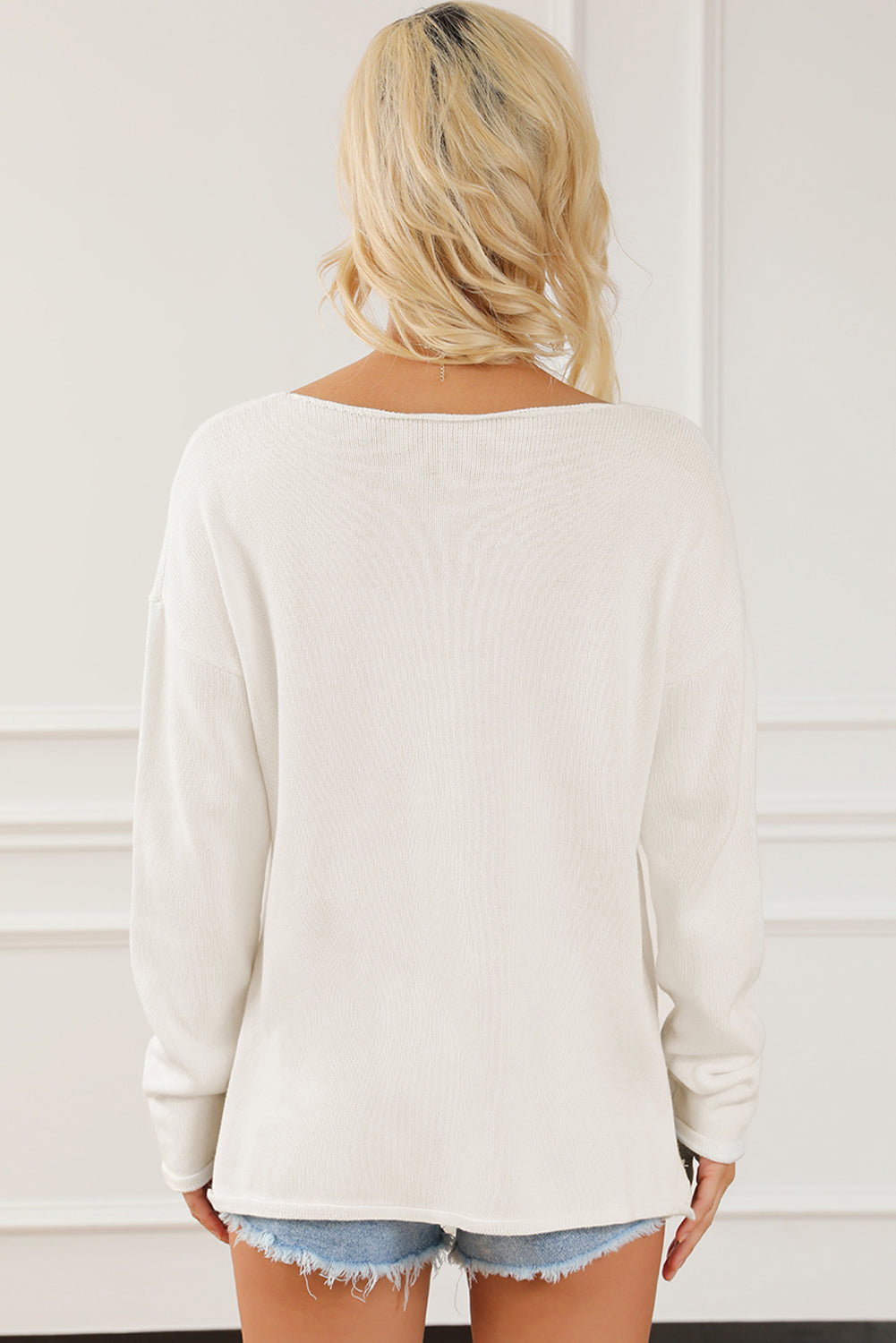 Champagne Please Graphic Sweater | Snow White