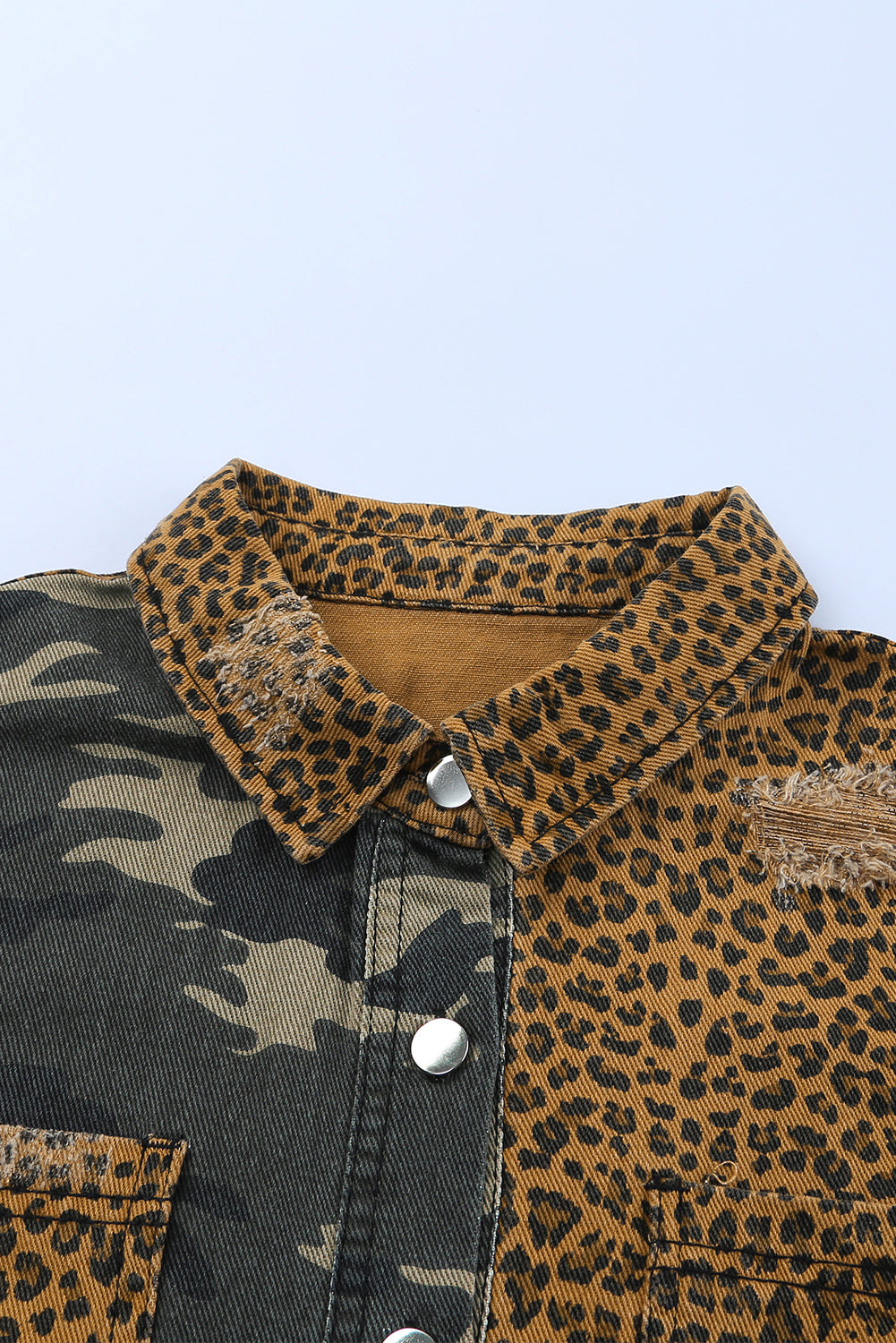 Camouflage Patchwork Jacket | Leopard