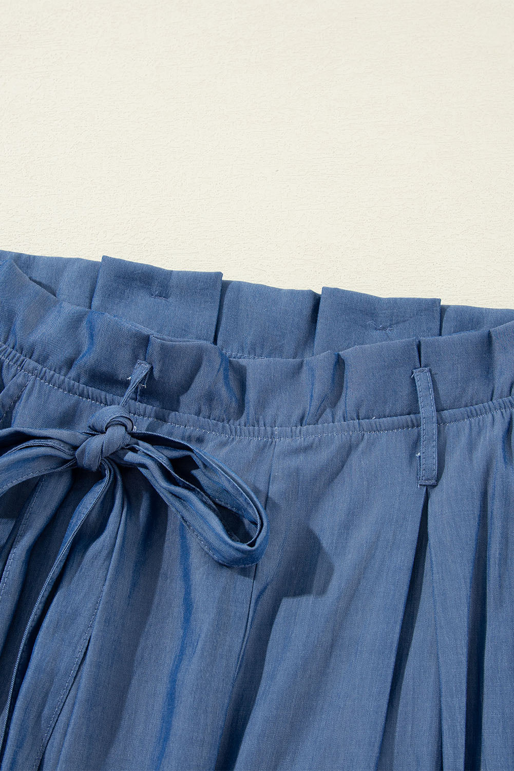 Belted Frilly Waist Wide Leg Loose Pants | Wild Wind