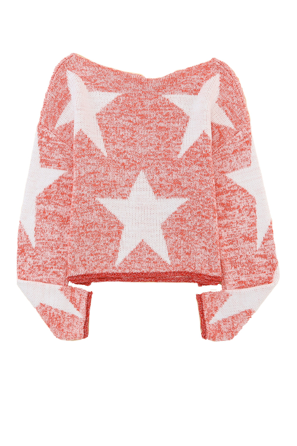 Big Star Spangled Casual Knit Sweater | Red