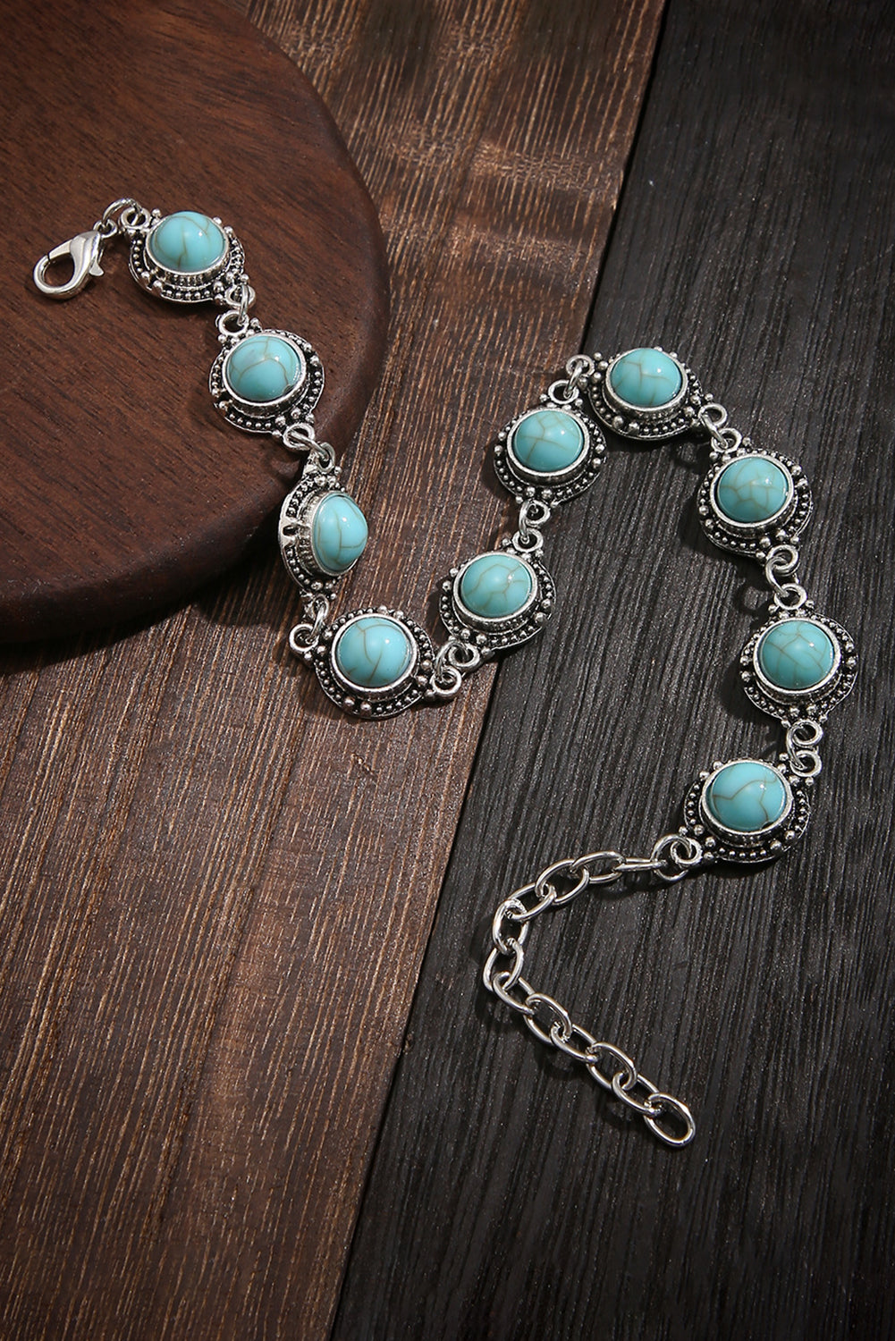 Bohemia Natural Turquoise Anklet | Mint Green