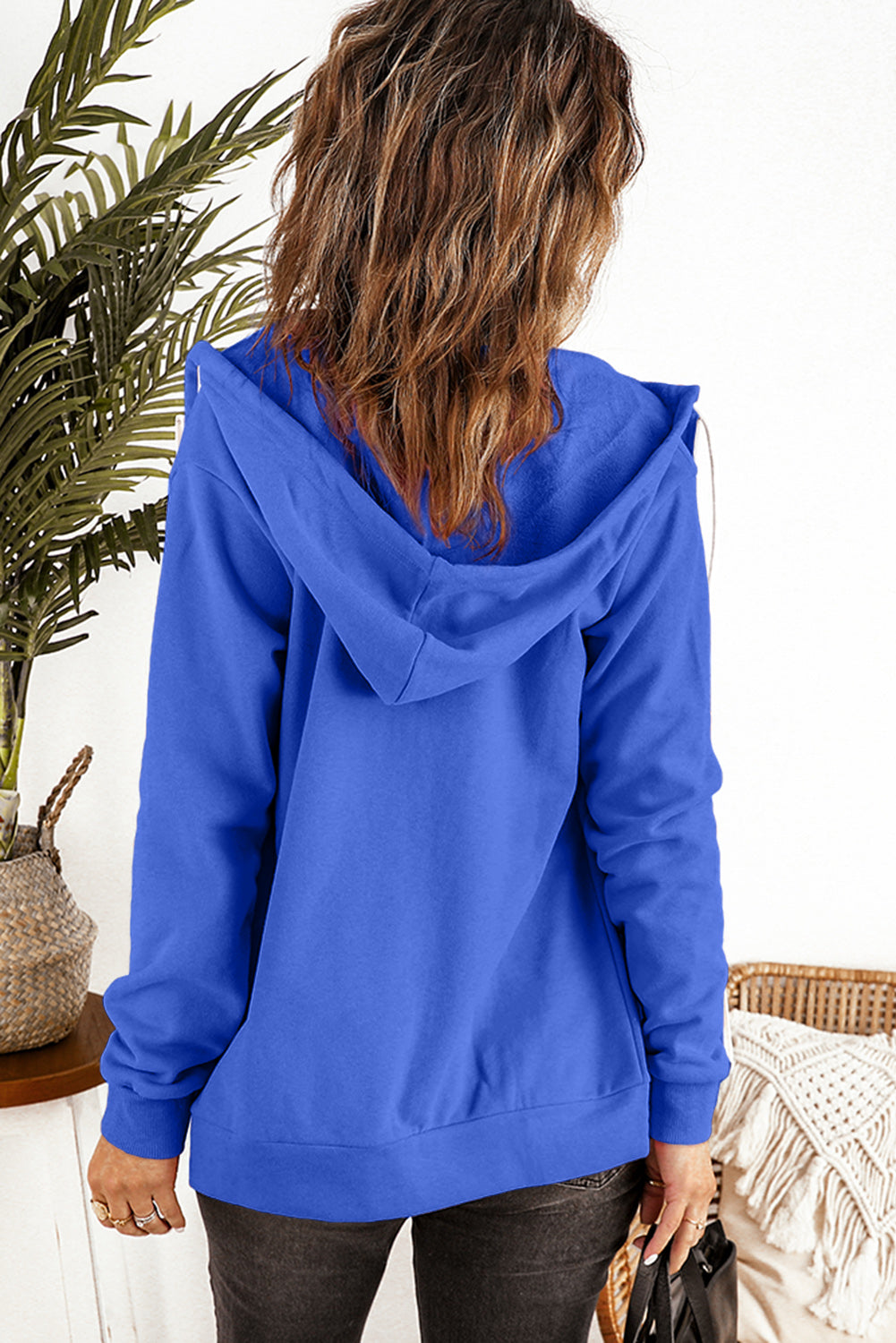 Zip-Up Hoodie Jacket | Blue