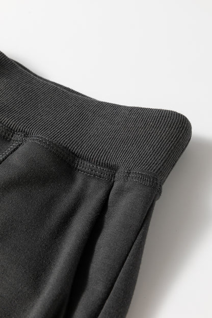 Cargo Pockets Drawstring Sweatpants | Carbon Grey