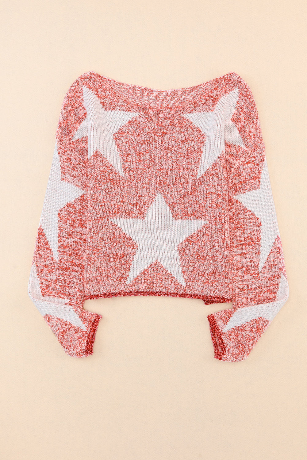 Big Star Spangled Casual Knit Sweater | Red