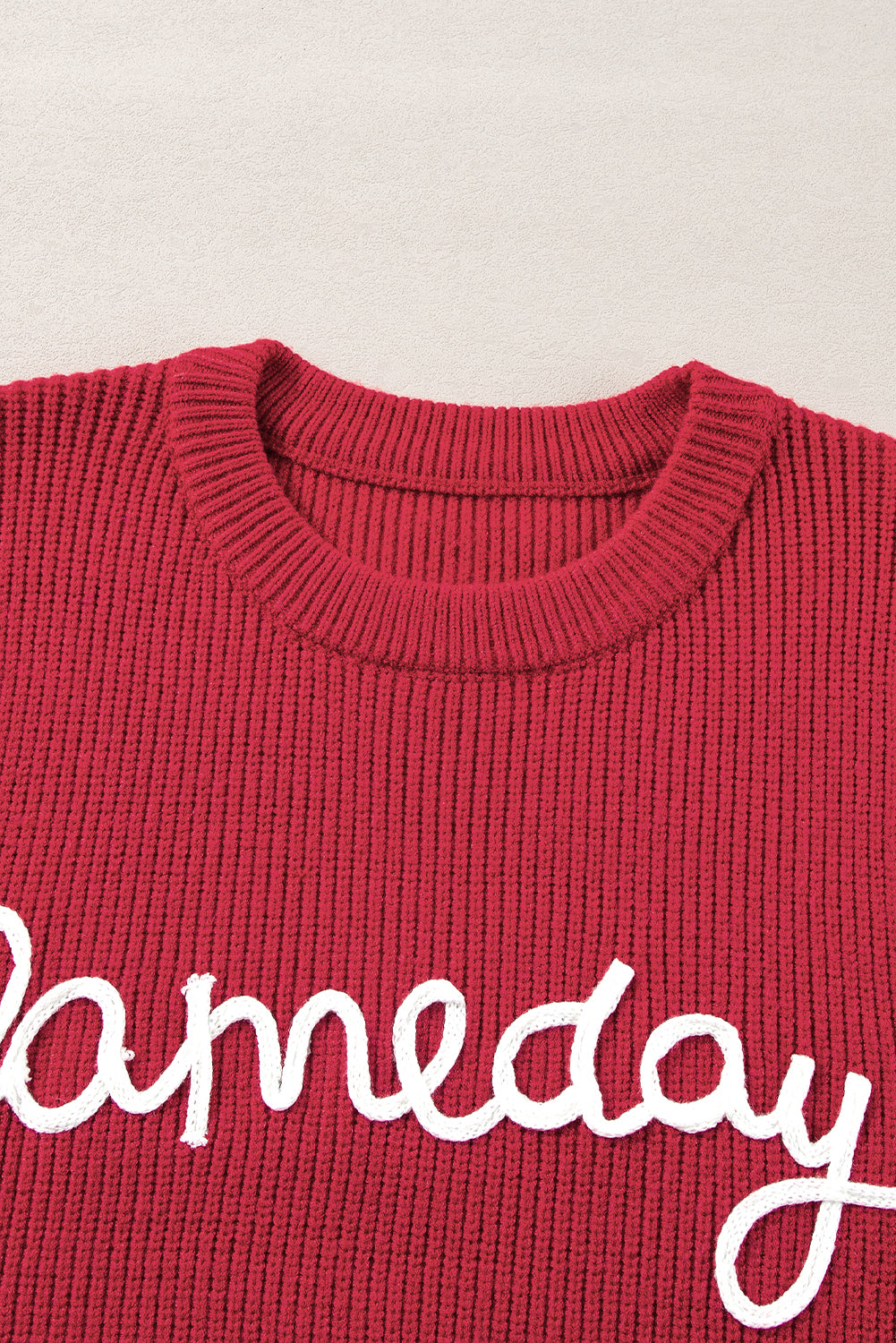 Game Day Rugby Football Season Sweater Vest | Racing Red